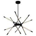OSKIL LED INTEGRATED CHANDELIER WITH BLACK FINISH 1375P31-6-101