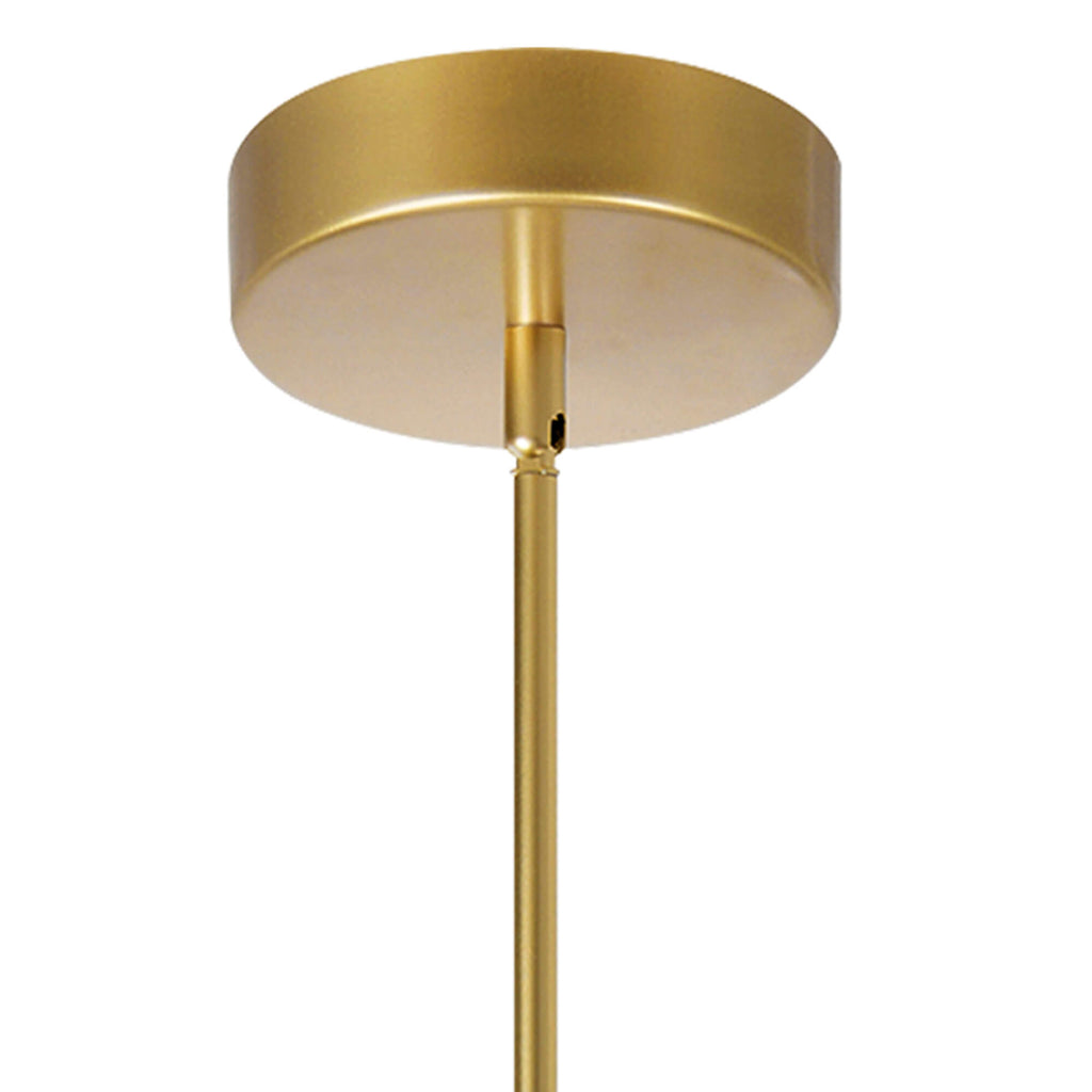 CWI LIGHTING OSKIL LED INTEGRATED CHANDELIER WITH SATIN GOLD FINISH 1375P31-6-602