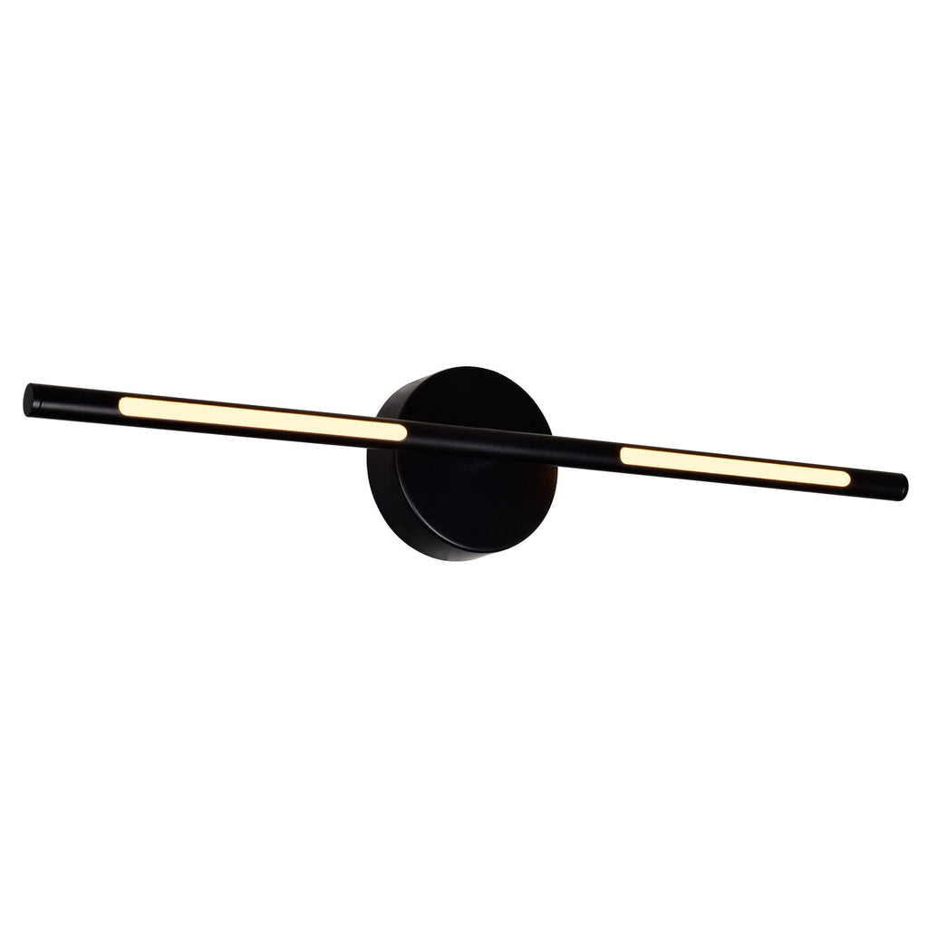 CWI LIGHTING OSKIL LED INTEGRATED WALL LIGHT WITH BLACK FINISH 1375W24-1-101