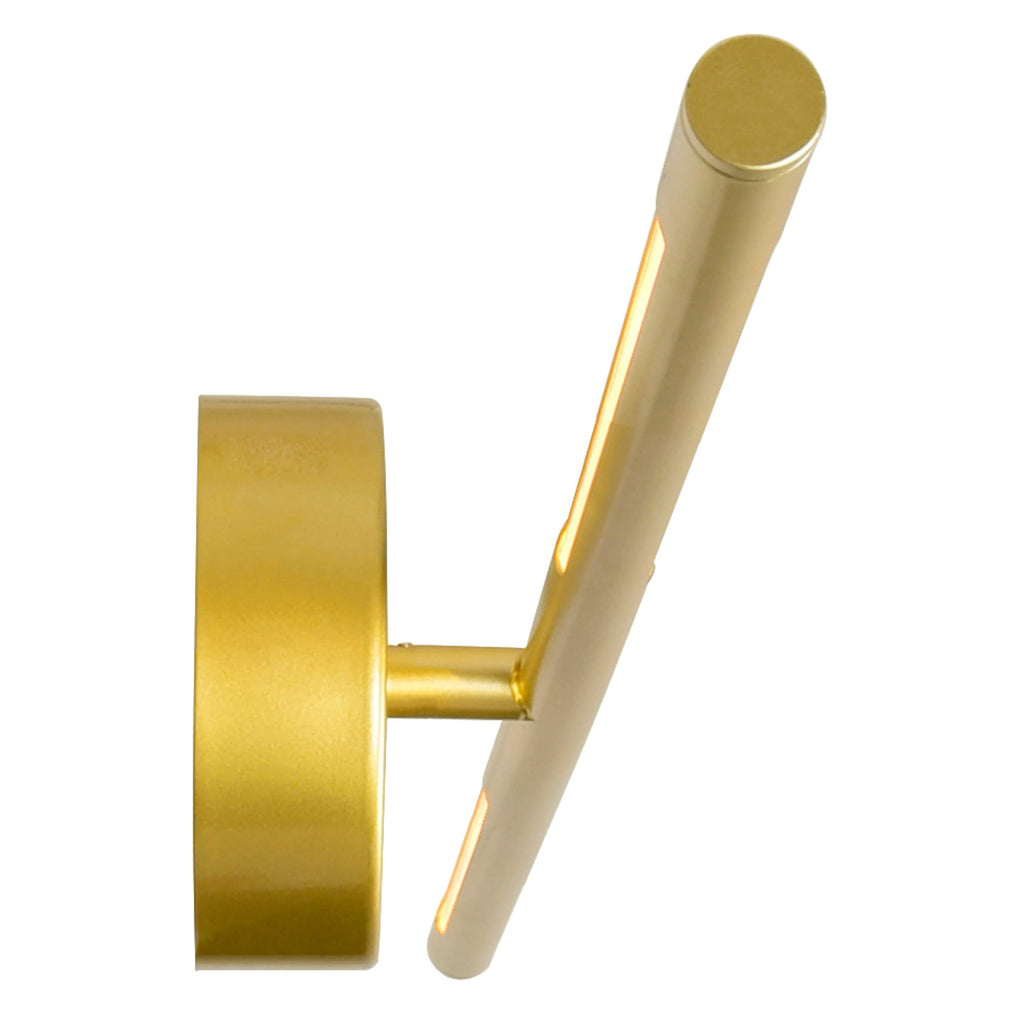 CWI LIGHTING OSKIL LED INTEGRATED WALL LIGHT WITH SATIN GOLD FINISH 1375W24-1-602
