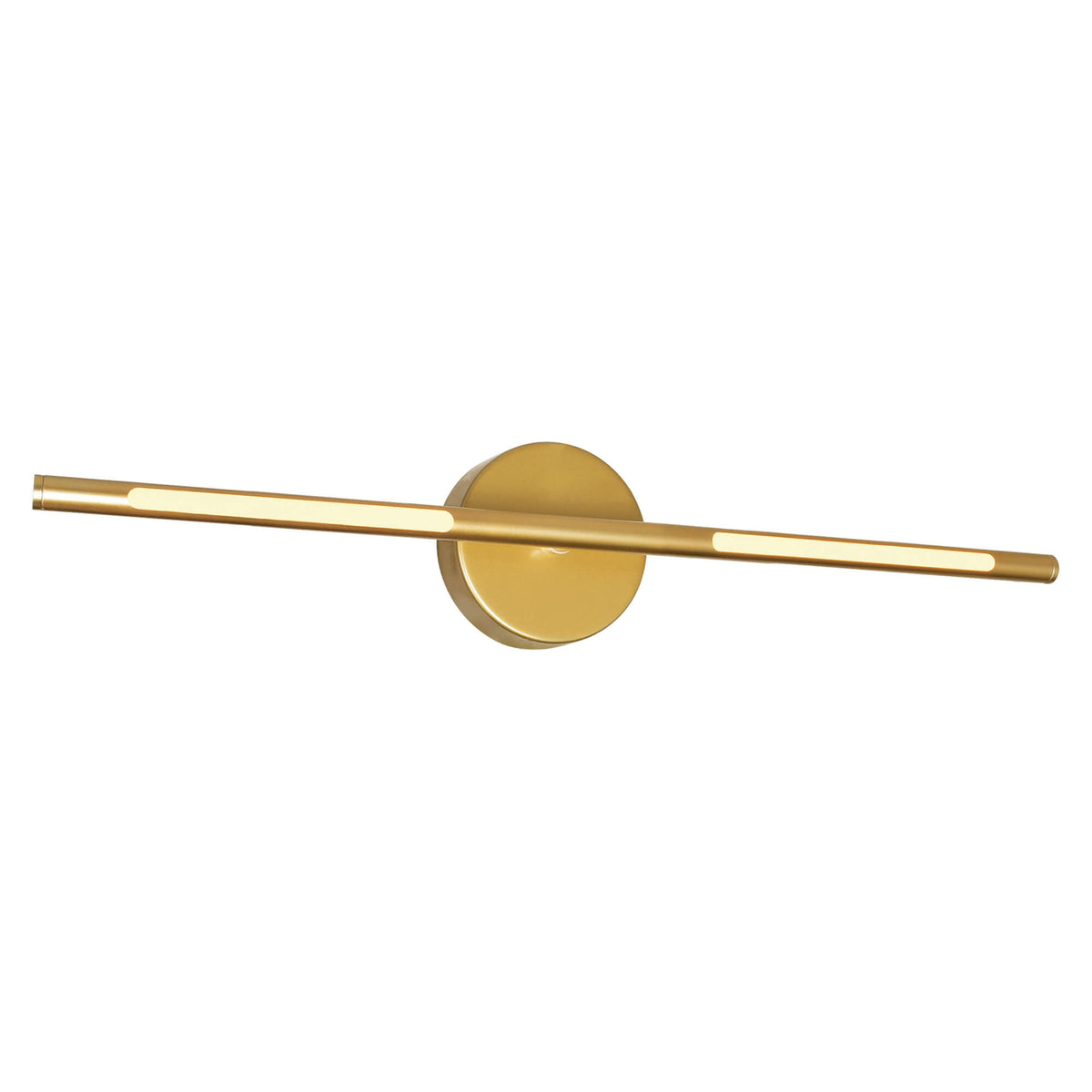 CWI LIGHTING OSKIL LED INTEGRATED WALL LIGHT WITH SATIN GOLD FINISH 1375W24-1-602