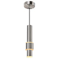 LENA LED INTEGRATED MINI PENDANT WITH SATIN NICKEL FINISH 1390P5-1-606