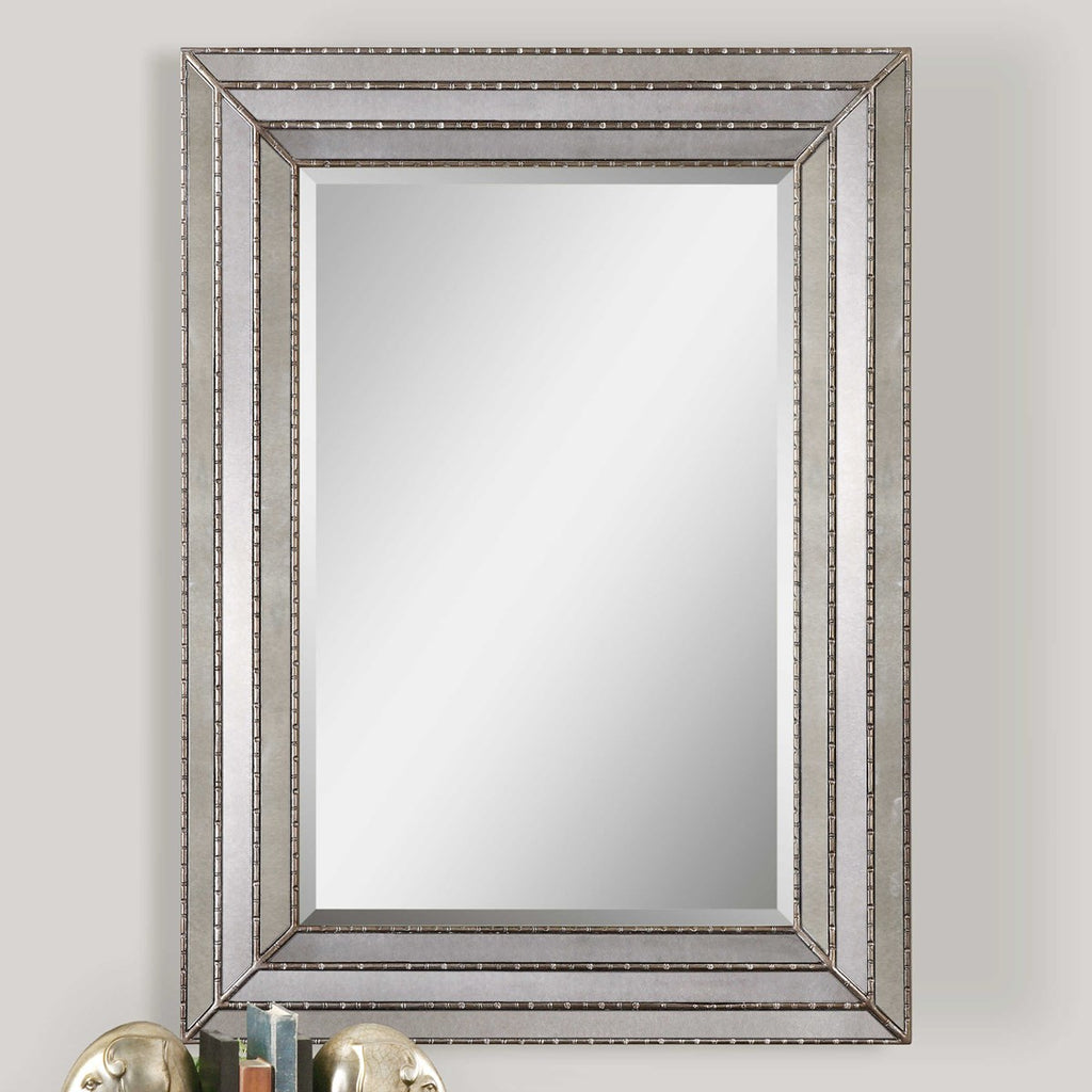 Uttermost Seymour Antique Silver Mirror 14465