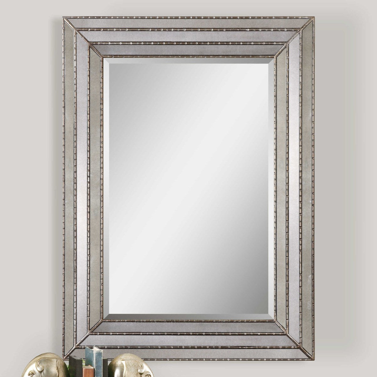 Uttermost Seymour Antique Silver Mirror 14465