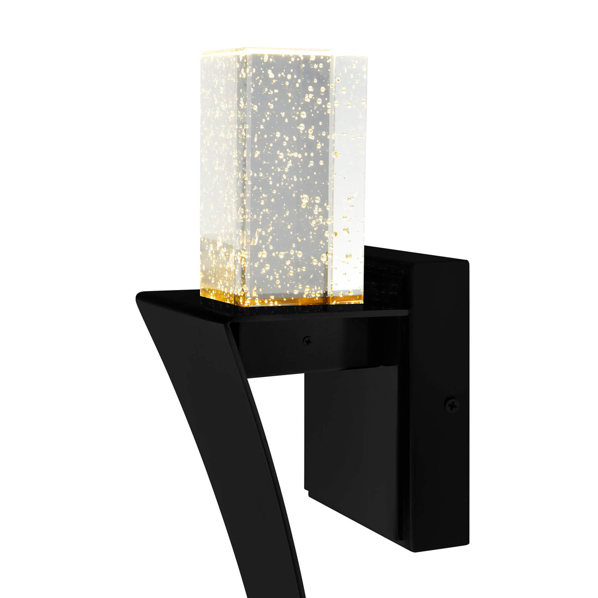 CWI LIGHTING  CATANIA LED INTEGRATED BLACK WALL LIGHT  1502W5-1-101