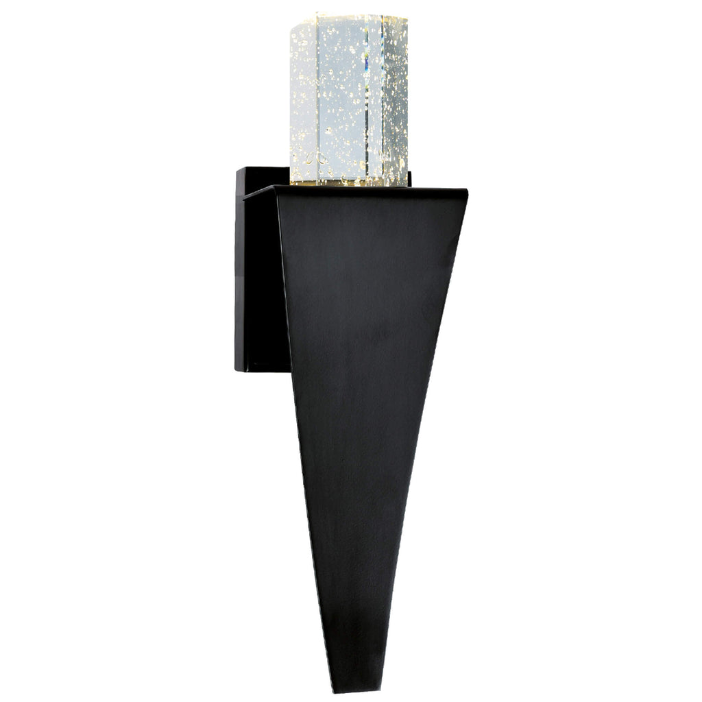 CWI LIGHTING  CATANIA LED INTEGRATED BLACK WALL LIGHT  1502W5-1-101