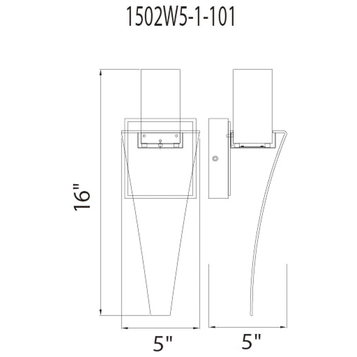 CWI LIGHTING  CATANIA LED INTEGRATED SATIN NICKEL WALL LIGHT  1502W5-1-606