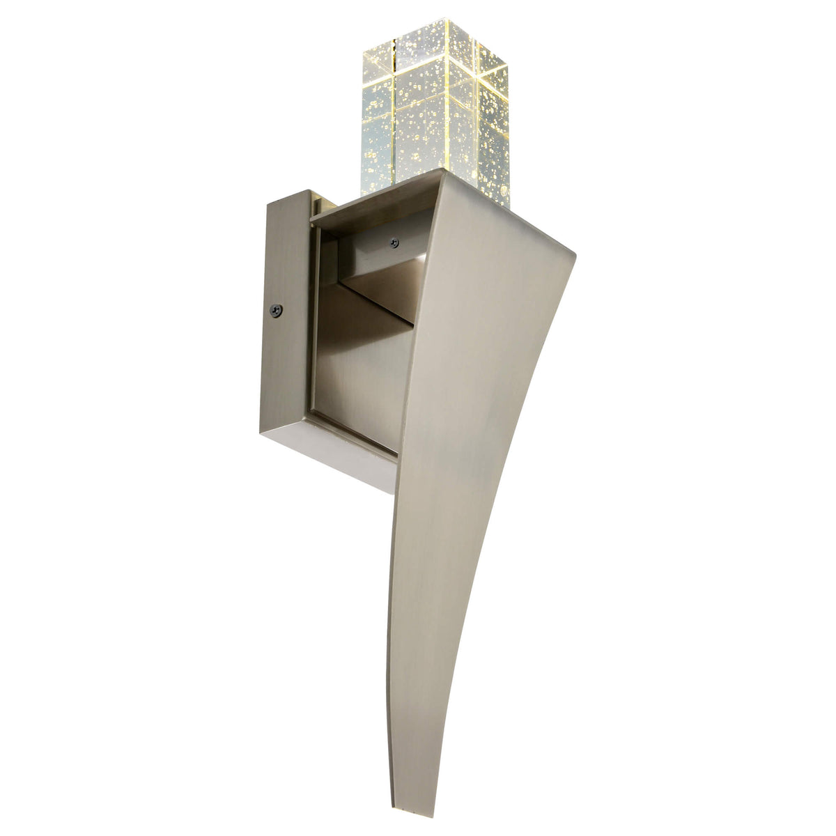 CWI LIGHTING  CATANIA LED INTEGRATED SATIN NICKEL WALL LIGHT  1502W5-1-606