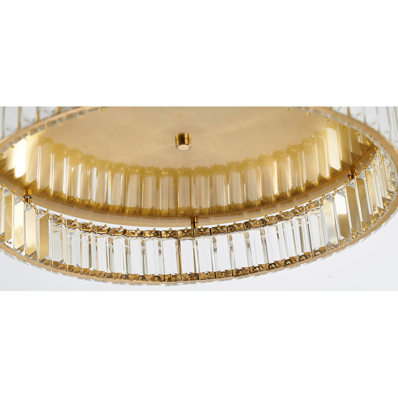 BETHEL ROUND BRASS FLUSH MOUNT GL449FM20BR
