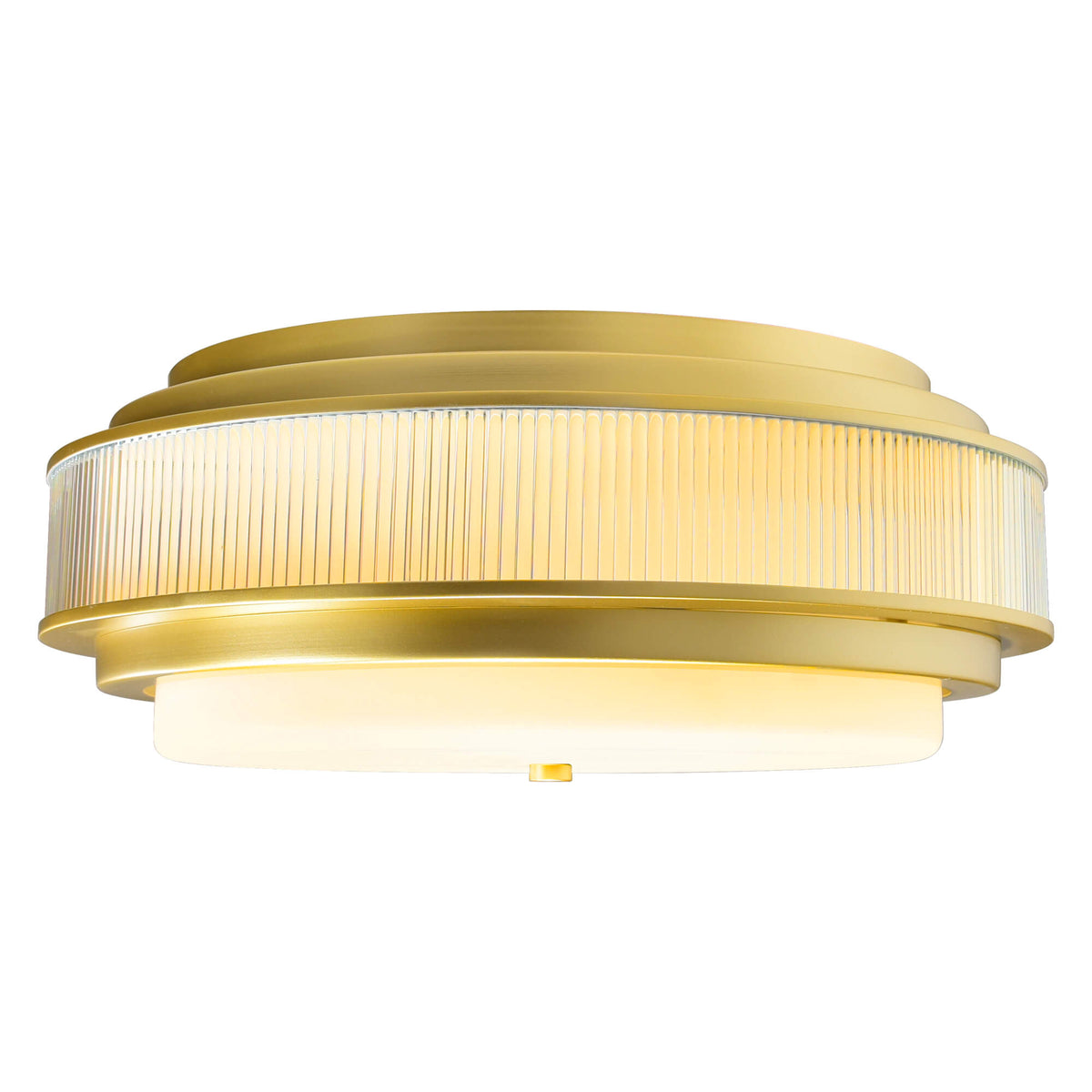CWI LIGHTING  VALDIVIA 4 LIGHT SATIN GOLD FLUSH MOUNT  1567C18-4-602