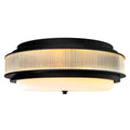 CWI LIGHTING  VALDIVIA 5 LIGHT BLACK FLUSH MOUNT  1567C22-5-101