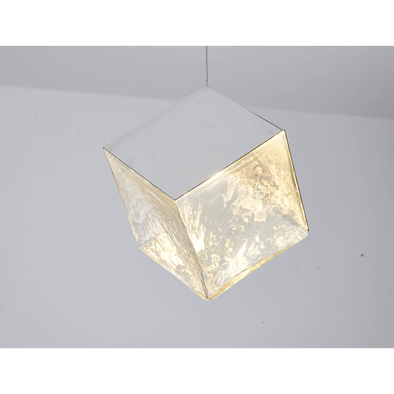 BETHEL CHROME FRAME CUBED PENDANT GL445P8CH