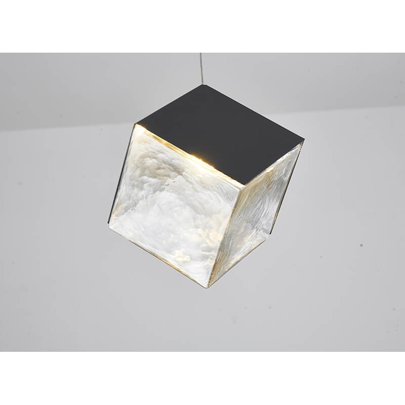 BETHEL BLACK FRAME CUBED PENDANT GL445P8BK