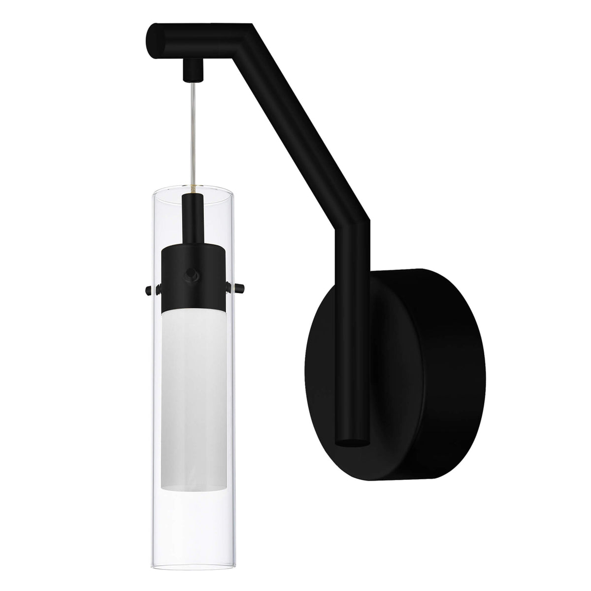 CWI LIGHTING  OLINDA LED INTEGRATED BLACK WALL LIGHT  1606W5-1-101