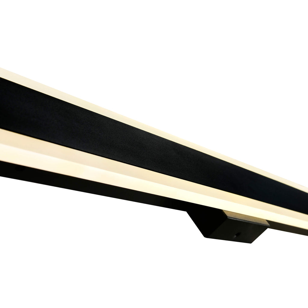 CWI LIGHTING  MALIBU LED INTEGRATED BLACK OUTDOOR WALL LIGHT 1694W32-101