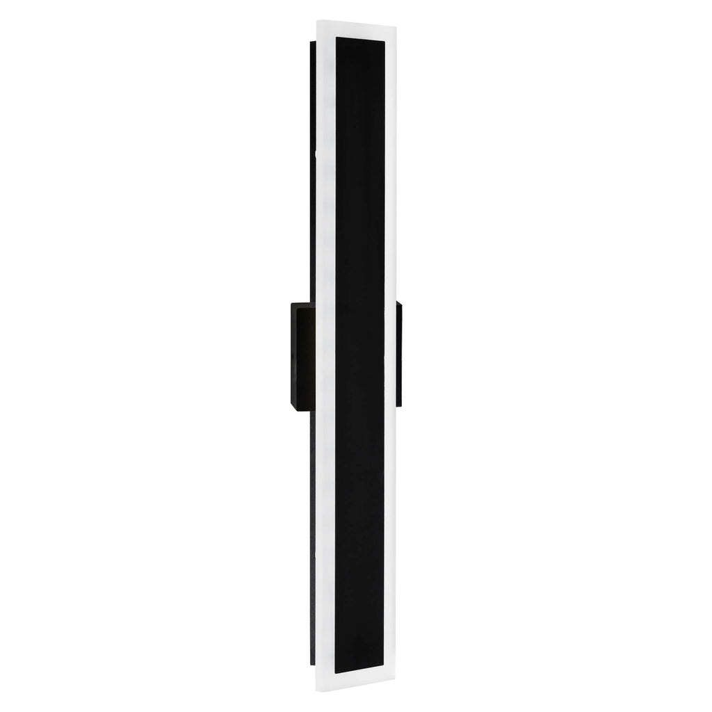 CWI LIGHTING  MALIBU LED INTEGRATED BLACK OUTDOOR WALL LIGHT 1694W32-101