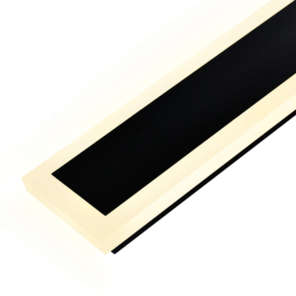 CWI LIGHTING  MALIBU LED INTEGRATED BLACK OUTDOOR WALL LIGHT 1694W40-101