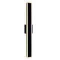 CWI LIGHTING  MALIBU LED INTEGRATED BLACK OUTDOOR WALL LIGHT 1694W40-101