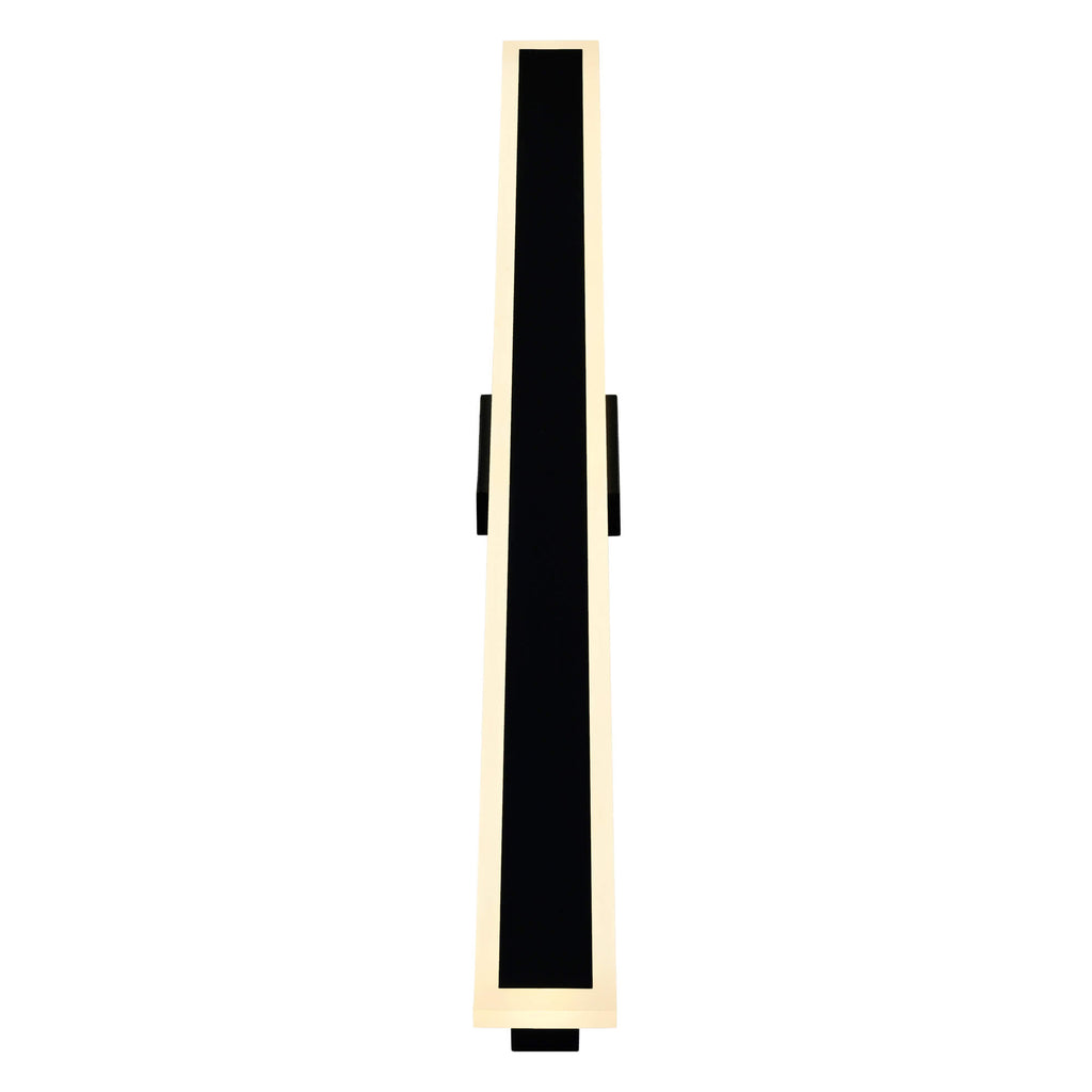 CWI LIGHTING MALIBU LED INTEGRATED BLACK OUTDOOR WALL LIGHT 1694W80-101