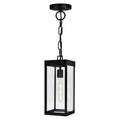 CWI LIGHTING  WINDSOR 1 LIGHT BLACK OUTDOOR CEILING LIGHT  1695P7-1-101