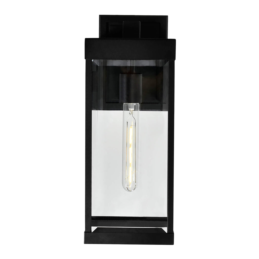 CWI LIGHTING  WINDSOR 1 LIGHT BLACK OUTDOOR WALL LIGHT  1695W6-1-101