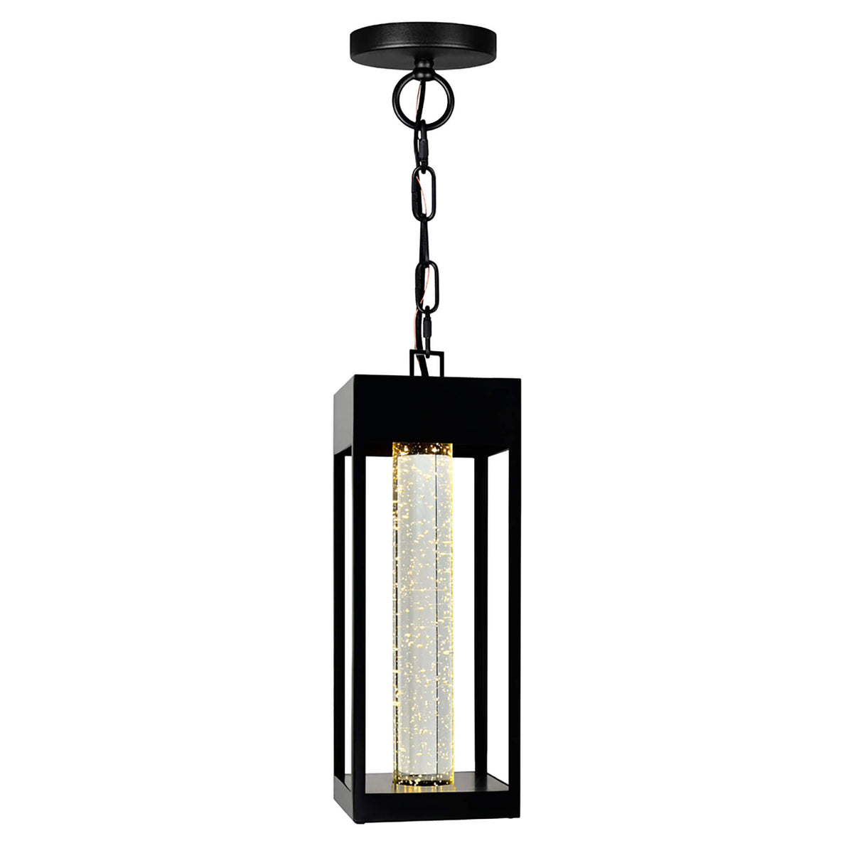 CWI LIGHTING  ROCHESTER LED INTEGRATED BLACK OUTDOOR CEILING LIGHT  1696P5-1-101