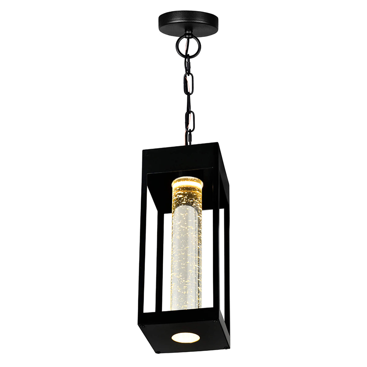 CWI LIGHTING  ROCHESTER LED INTEGRATED BLACK OUTDOOR CEILING LIGHT  1696P5-1-101
