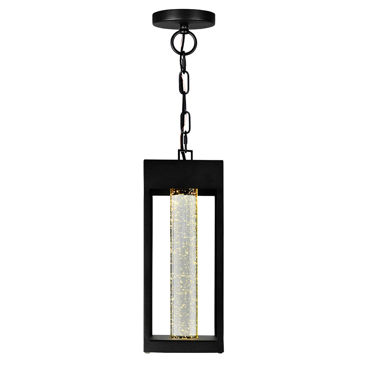CWI LIGHTING  ROCHESTER LED INTEGRATED BLACK OUTDOOR CEILING LIGHT  1696P5-1-101