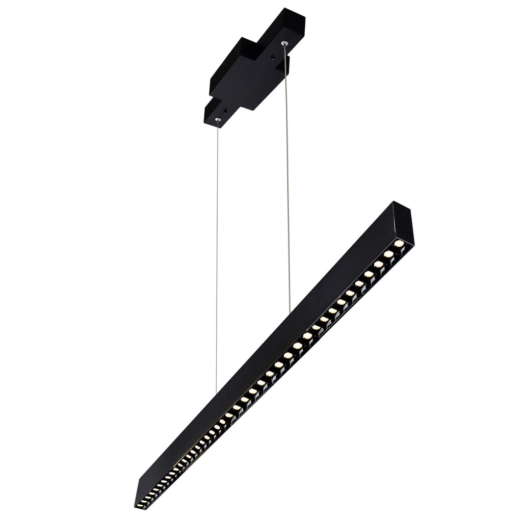 CWI LIGHTING  PIENZA 2 IN LED INTEGRATED BLACK CHANDELIER  1701P52-A-101