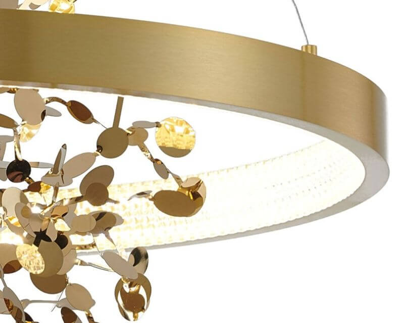 BETHEL CONFETTI  LED CHANDELIER GOLD GL351C24G-2