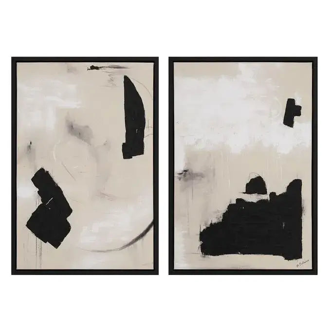 RENWIL ASIA PAINTING SET OF TWO OL2146