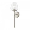 LIVEX LIGHTING WILLOW VANITY SCONCE BRUSHED NICKEL 17471-91