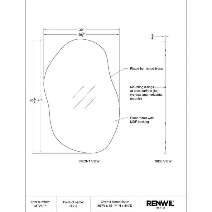 RENWIL NORIA MIRROR MT2607