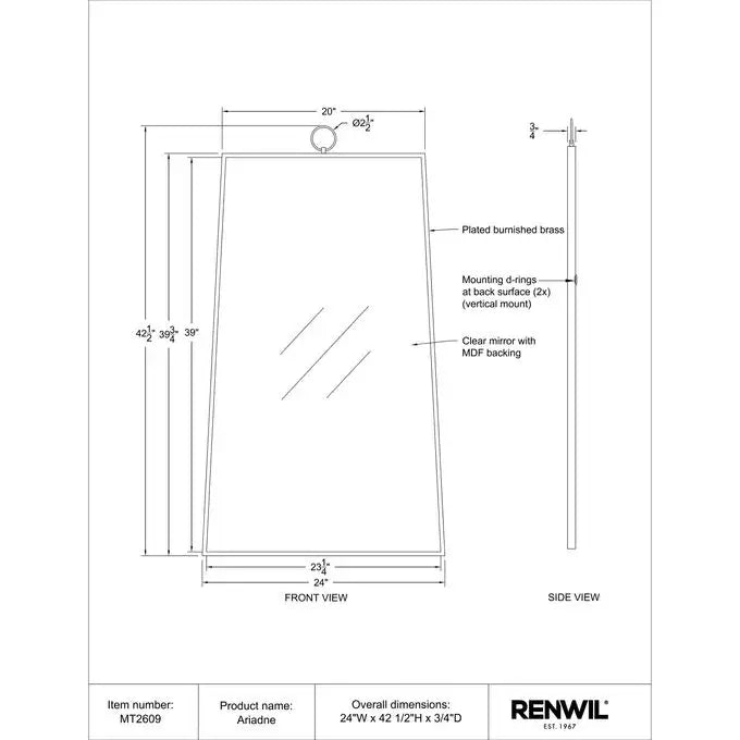 RENWIL ARIADNE MIRROR MT2609