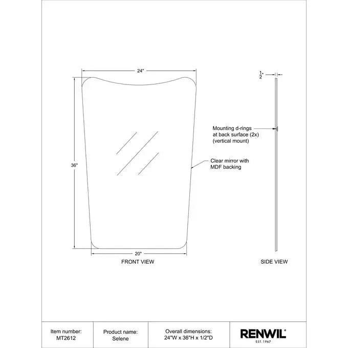 RENWIL SELENE MIRROR MT2612