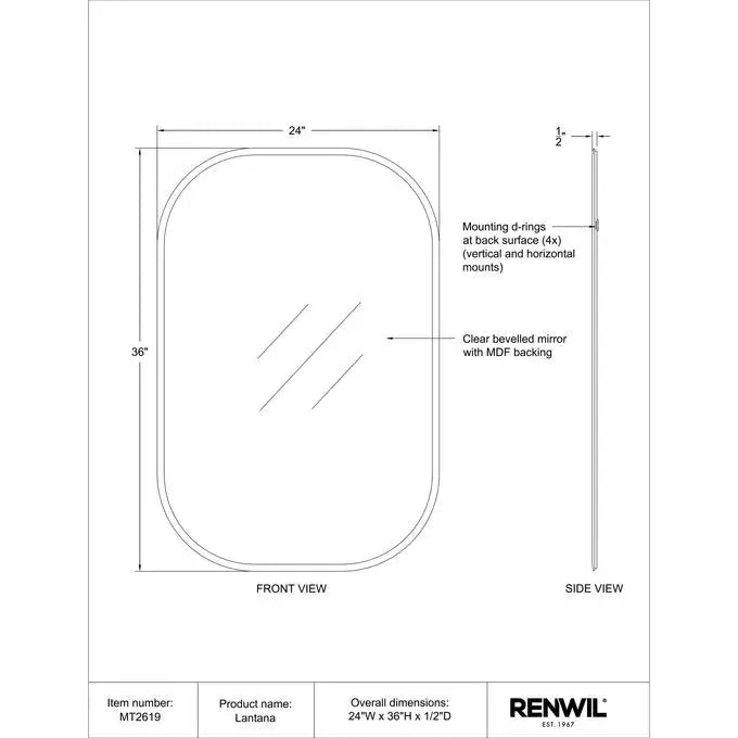 RENWIL LANTANA MIRROR MT2619