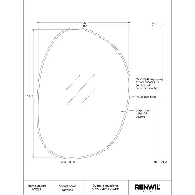 RENWIL CAMONA MIRROR MT2621