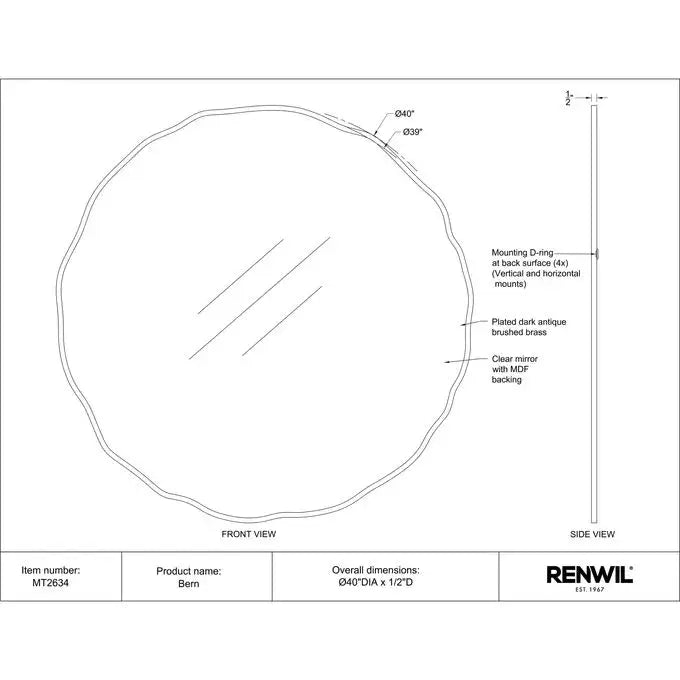 RENWIL BERN MIRROR MT2634