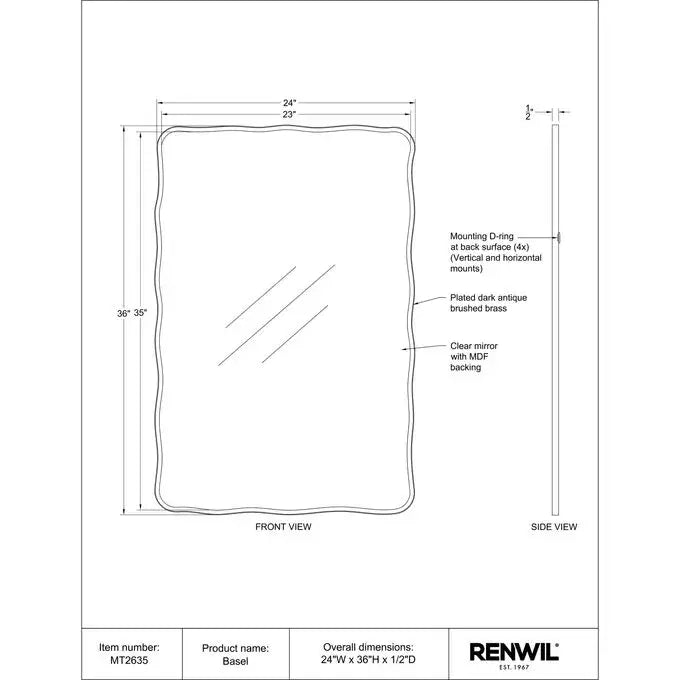 RENWIL BASEL MIRROR MT2635