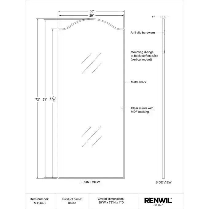 RENWIL BALINA MIRROR MT2643