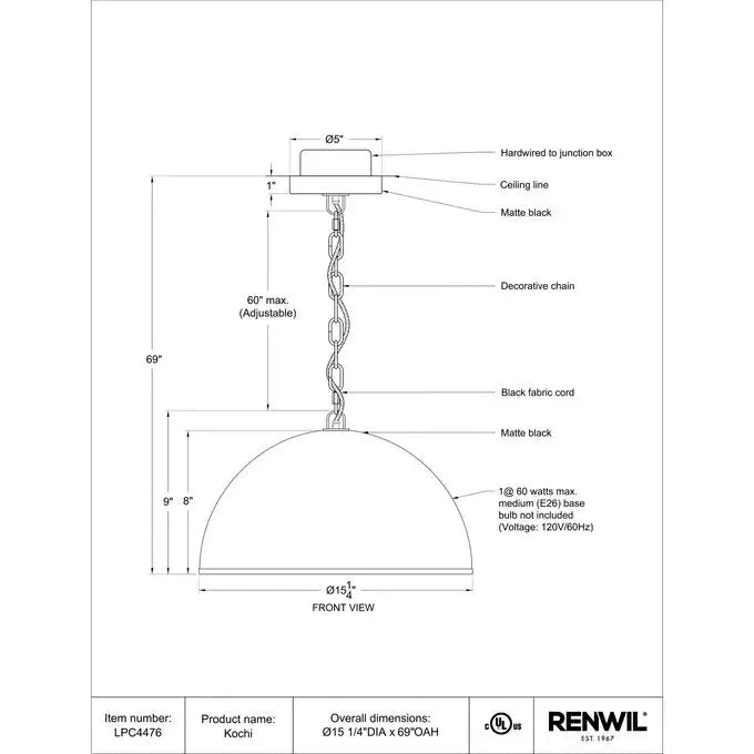 RENWIL CORIO LIGHT LPC4477