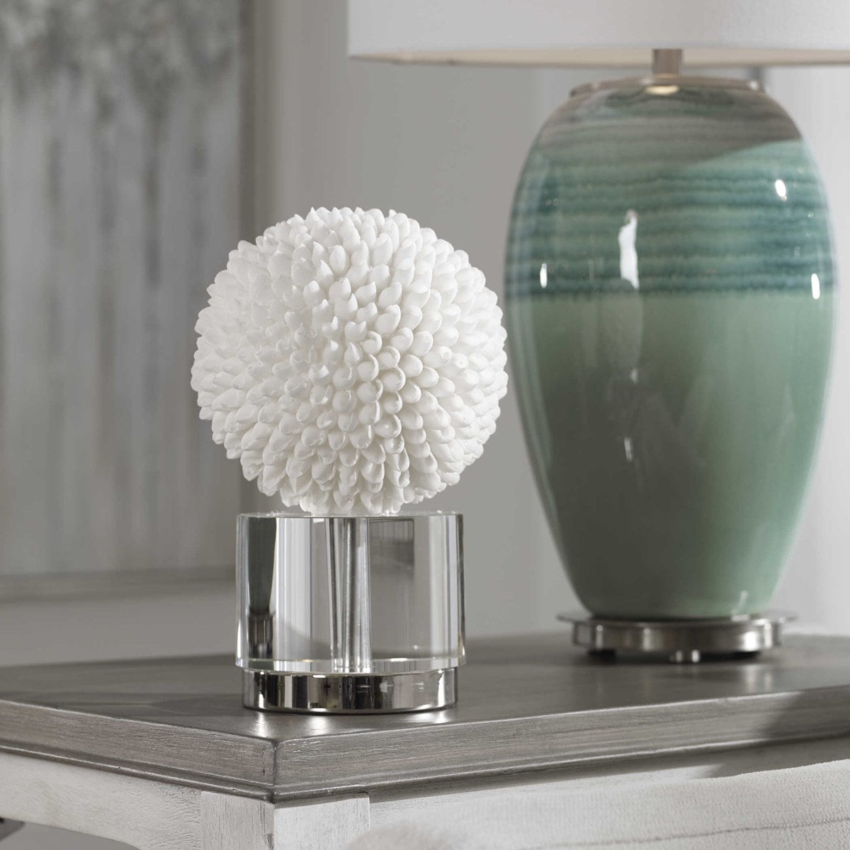 Uttermost Cascara White Sculpture 17548