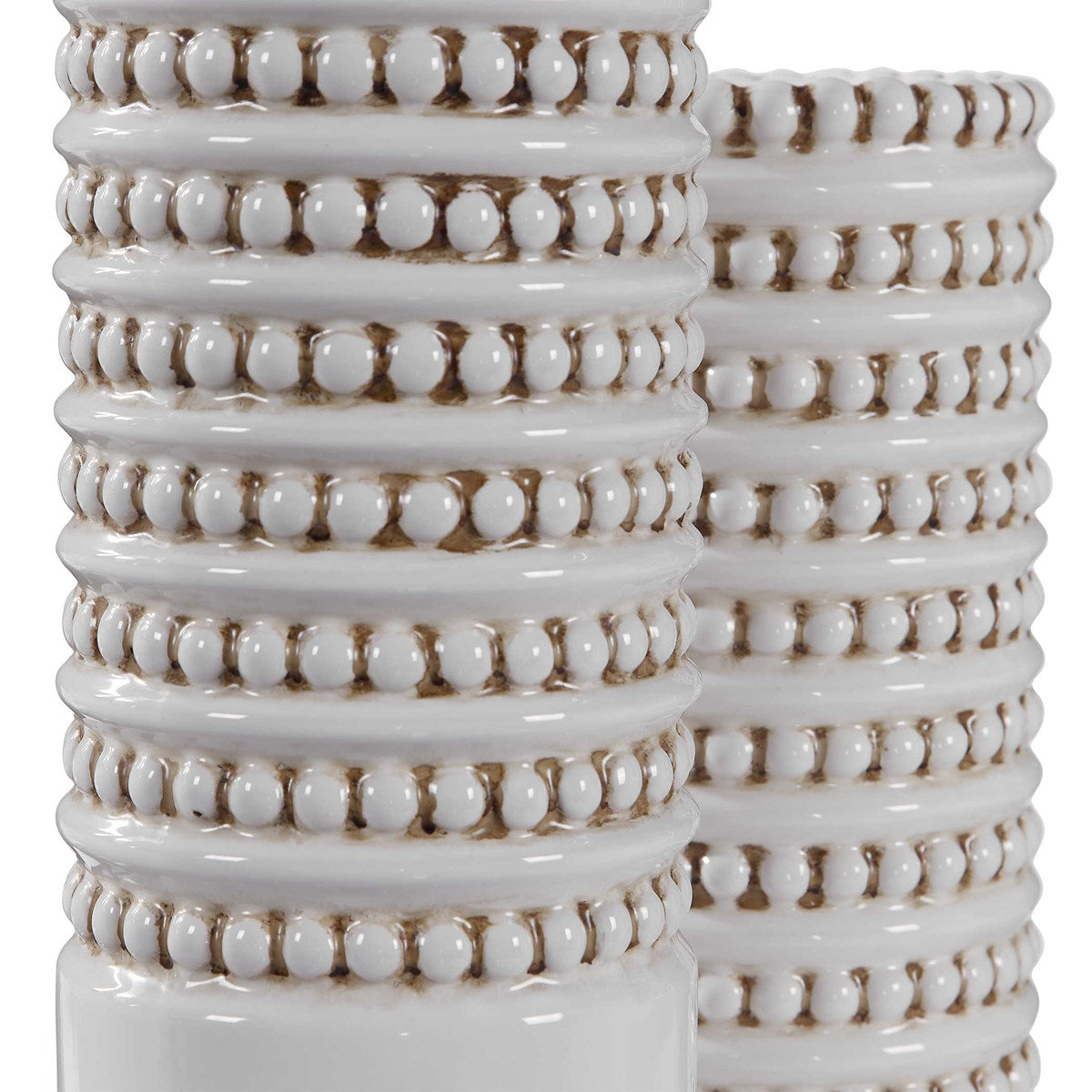 Uttermost Angelou White Vases Set/2 17570