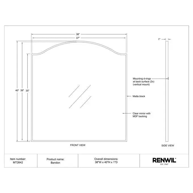 RENWIL BANDON MIRROR MT2642
