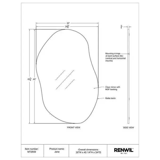 RENWIL JANE MIRROR MT2659