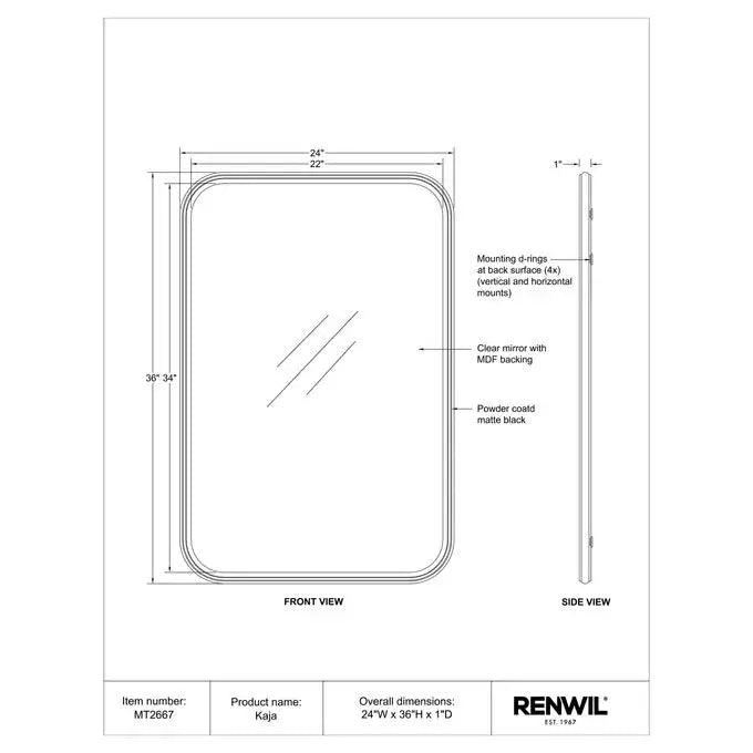 RENWIL KAJA  MIRROR  MT2667