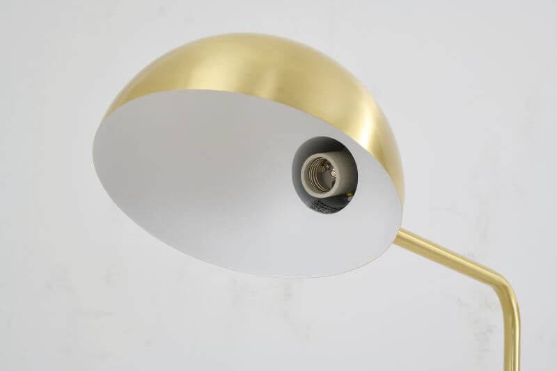 BETHEL SATIN BRASS FLOOR LAMP BTG105FBR