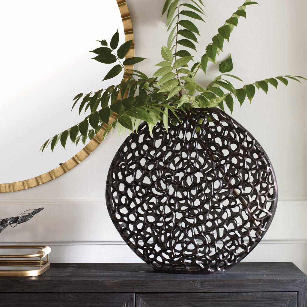UTTERMOST WEB VASE 18011