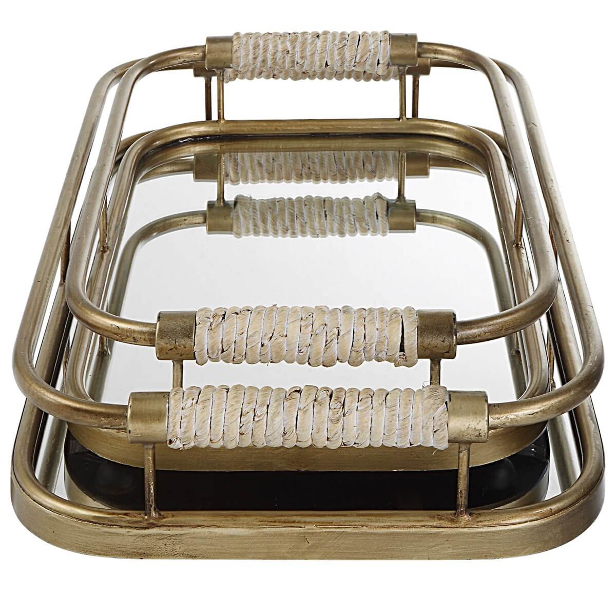 UTTERMOST ROSEA TRAYS SET OF TWO 18014