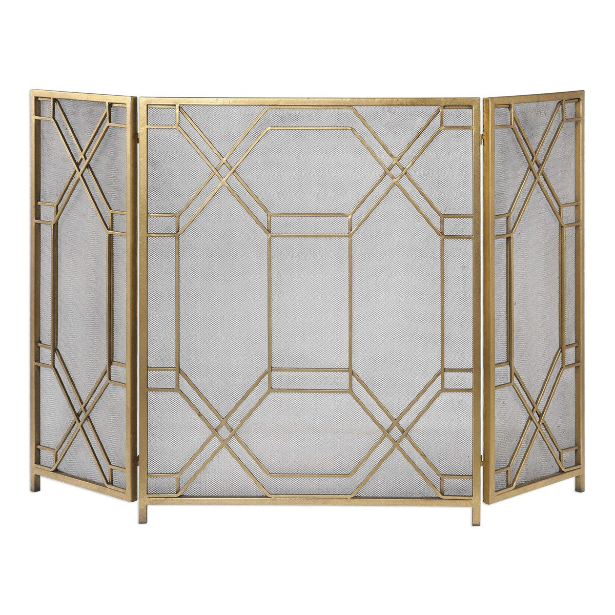 Uttermost Rosen Gold Fireplace Screen 18707